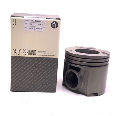 12V140 S6D140 Komatsu Motoru Parçaları için Piston Kit 6211-32-2130 6211-32-2110