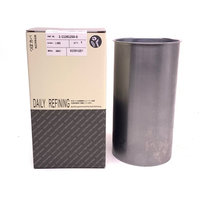 Dizel Motoru 6BG1 Isuzu Silinder Liner Sleeve 1-11261385-0 için