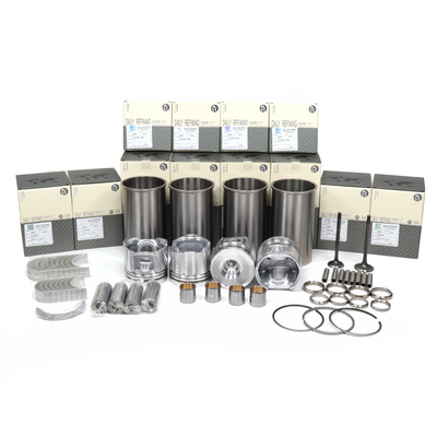 4D95 EFI Motoru için piston Yeniden inşa kit tamir kit Komatsu yedek parçaları silindir kaplamalar pistonlar Gaskett kit piston halka